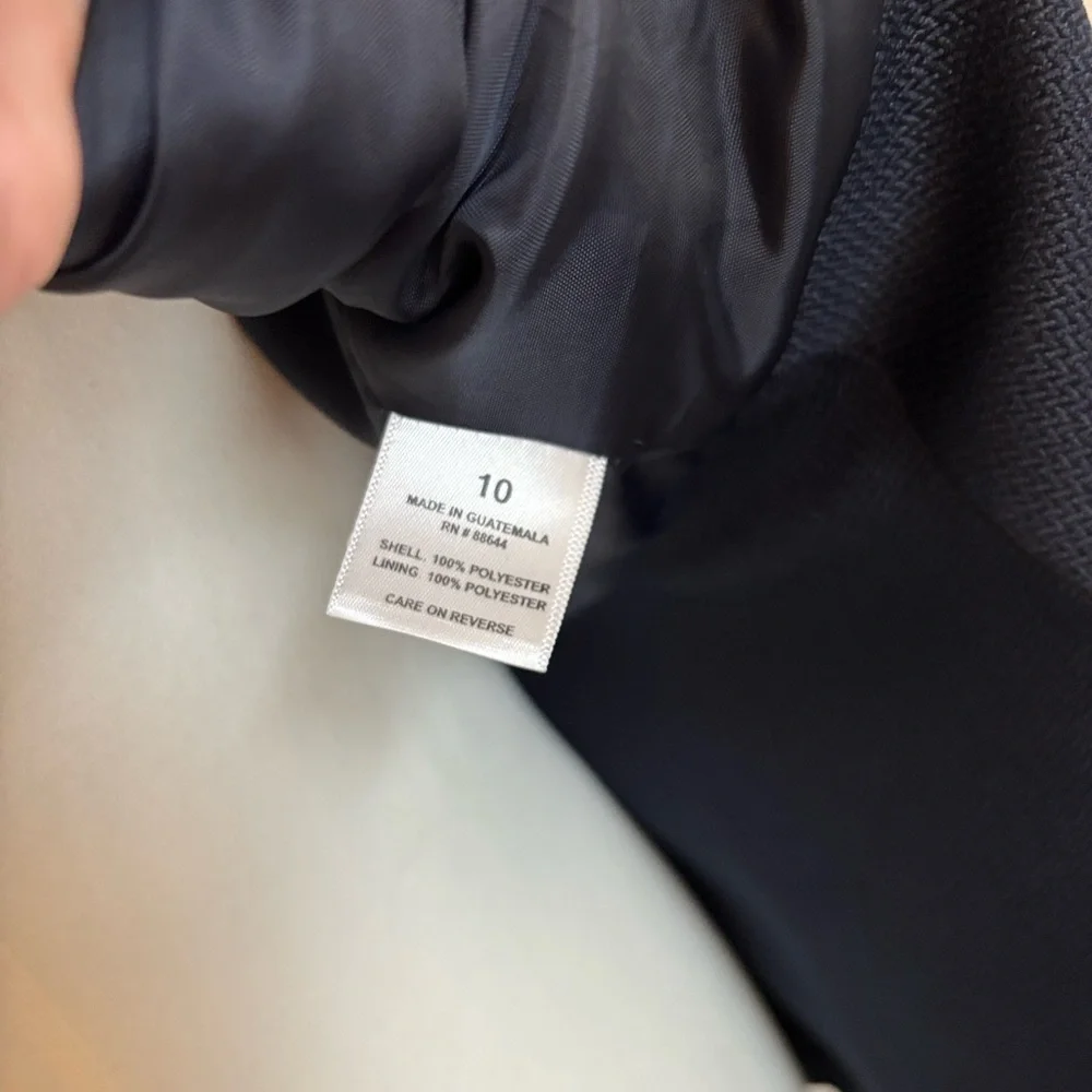 Emily Designs Classic Navy Blazer Jacket size 10 - Picture 6 of 7